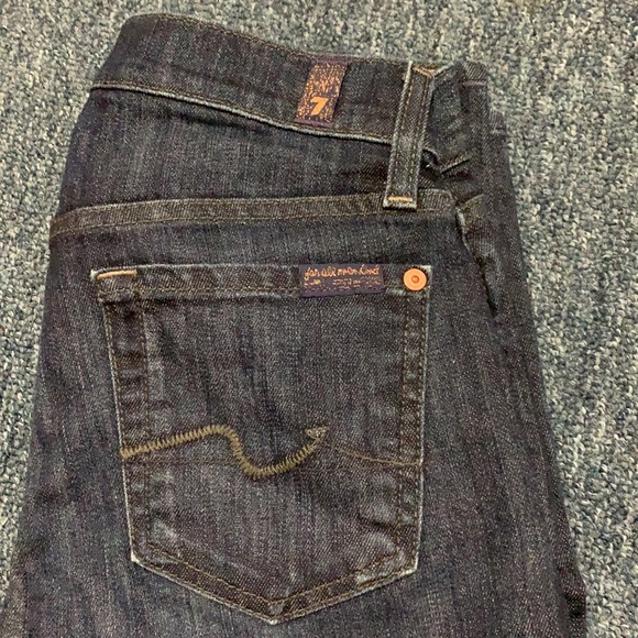 7 For All Mankind Low Rise Gwenevere Jeans size 24 - Picture 3 of 6